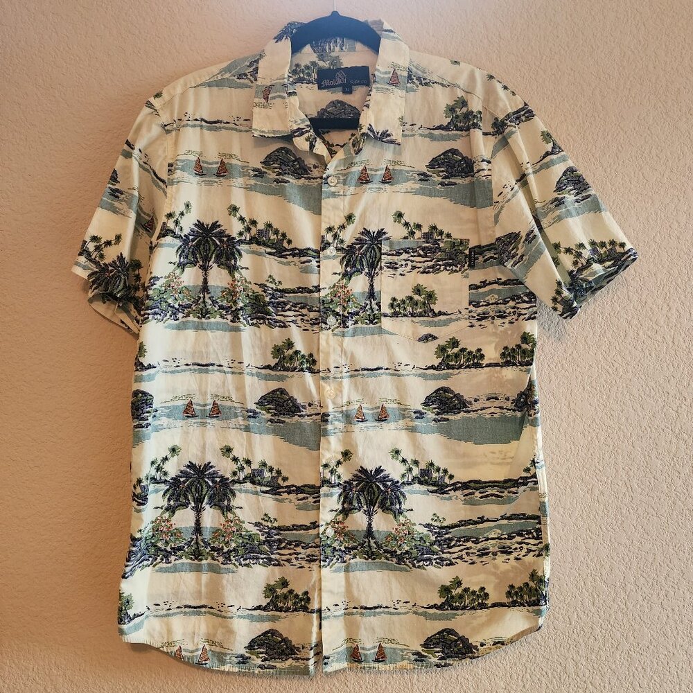 Molokai Surf Co. Hawaiian Button-up - XL
